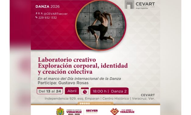 Invita SECVER a laboratorios y seminarios de danza en el CEVART