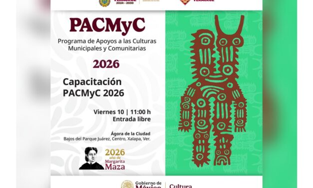 Abre SECVER capacitación para fortalecer proyectos culturales comunitarios