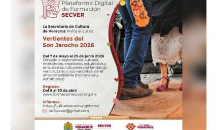 Este viernes, abre SECVER inscripciones para el Diplomado en Gestión Cultural 2026