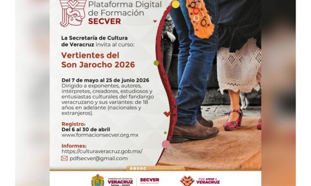 Este viernes, abre SECVER inscripciones para el Diplomado en Gestión Cultural 2026