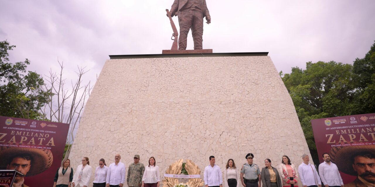 Desde Veracruz, Rocío Nahle reivindica a Zapata como guía de la transformación