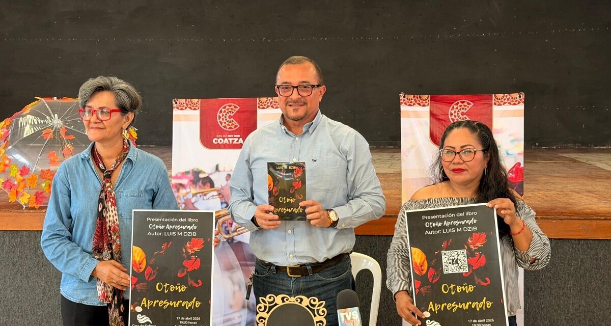 Impulsa Gobierno de Coatzacoalcos la lectura con la presentación del libro Otoño Apresurado