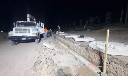 Agilizan construcción del distribuidor vial de acceso al Puerto de Veracruz con jornadas nocturnas de trabajo