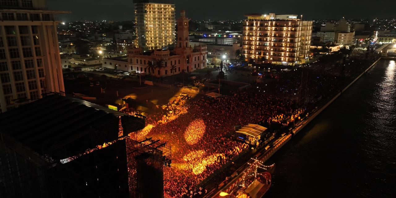 Récord de asistencia: Más de 130 mil personas viven el ‘Festival Puerto Sonoro’, en Veracruz
