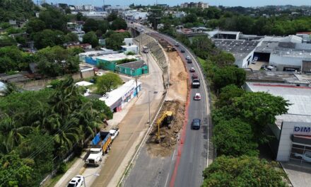 Avanzan trabajos de rehabilitación urbana en distintos puntos de Coatzacoalcos