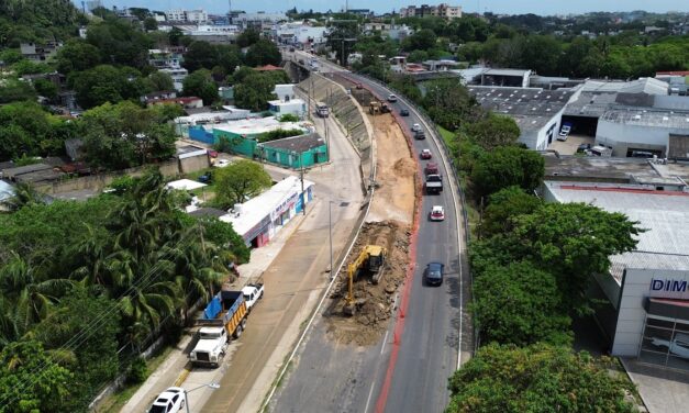 Avanzan trabajos de rehabilitación urbana en distintos puntos de Coatzacoalcos