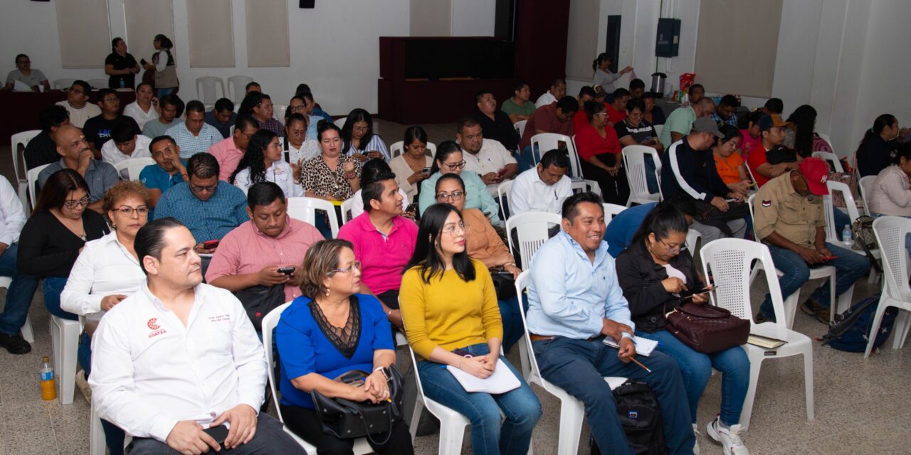 Realizan Primera Capacitación Catastral en Coatzacoalcos para fortalecer gestión municipal