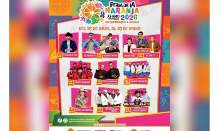 Asiste a la tradicional Feria de la Naranja de Álamo, inicia el próximo sábado