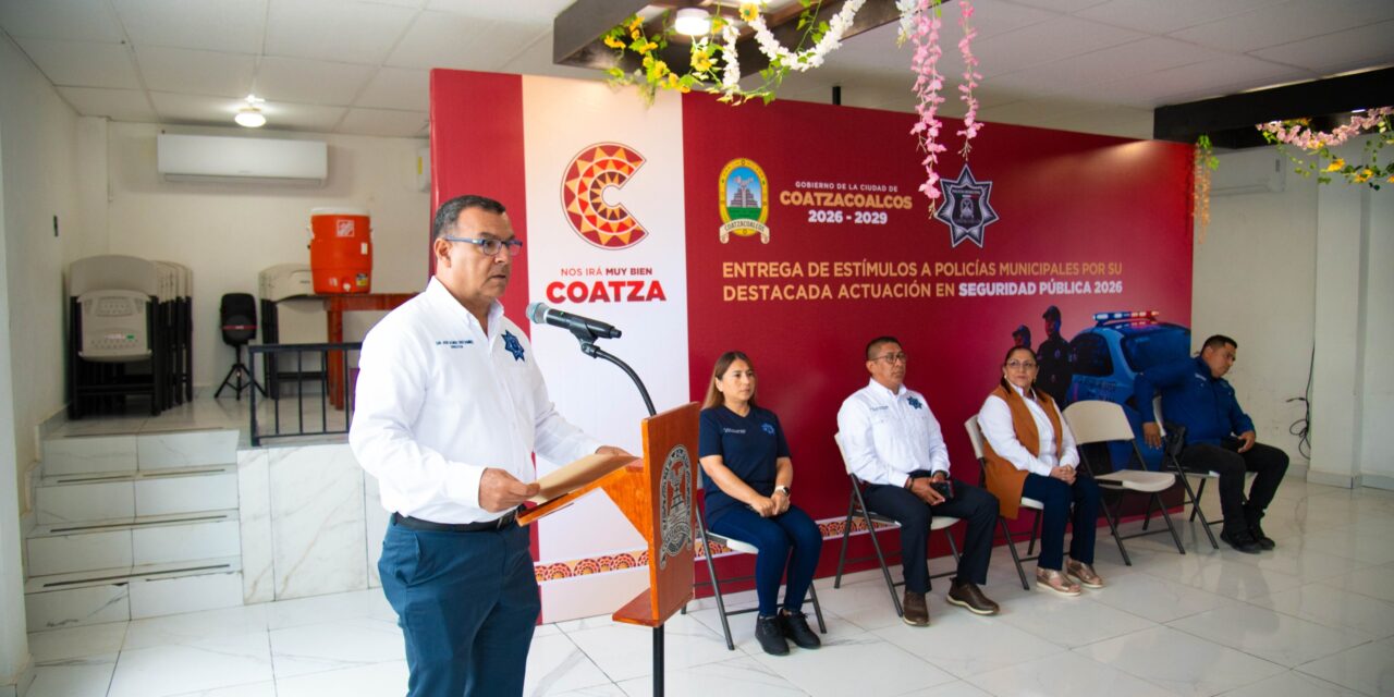 Reconoce Gobierno de Coatzacoalcos labor policial y refuerza compromiso con la seguridad ciudadana