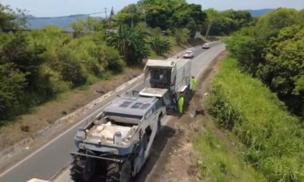 SICT realiza conservación periódica en el tramo Santiago Tuxtla – Acayucan