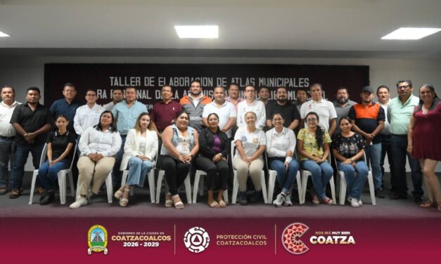 Concluye en Coatzacoalcos taller regional para la elaboración de Atlas Municipales de Riesgo