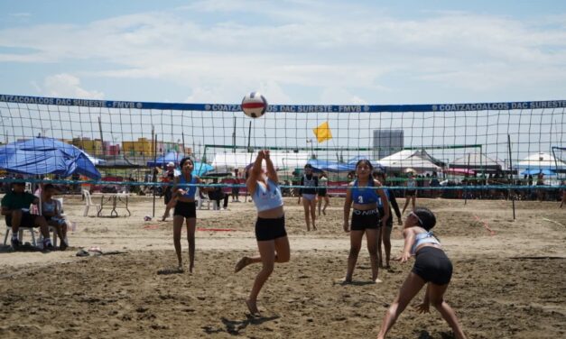 Inauguran el Festival Estatal Infantil y Juvenil de Voleibol de Playa Coatzacoalcos 2026