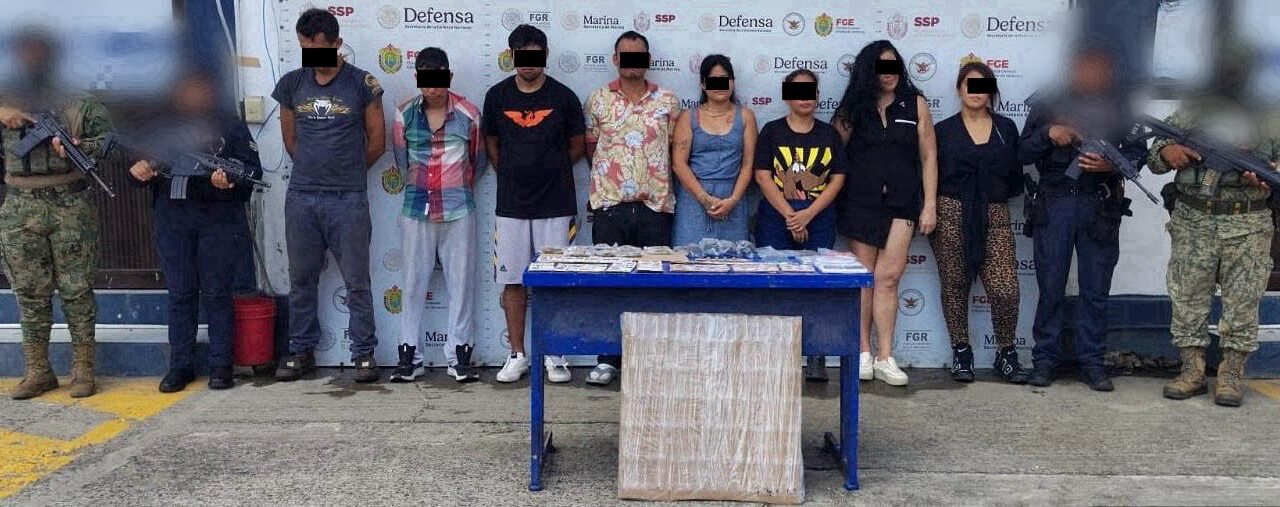Decomisa SSP más de 11 kilos y 500 dosis de presunta droga y detiene a 56 personas