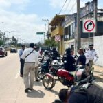 Aseguran 45 motocicletas sin placas durante operativo vial en Coatzacoalcos