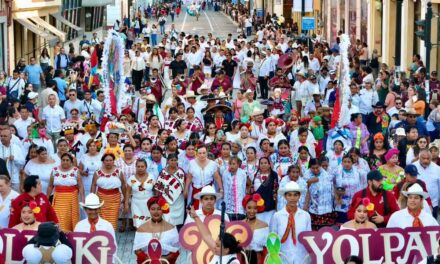 Con majestuoso desfile y fiesta cultural, Yolpaki llegó para quedarse en Veracruz: Rocío Nahle