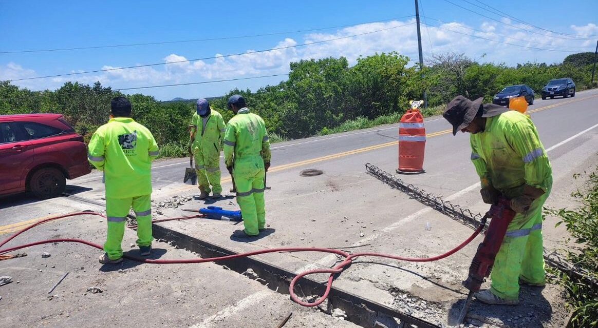Realiza SICT Veracruz conservación periódica en ocho puentes de la red federal libre de peaje