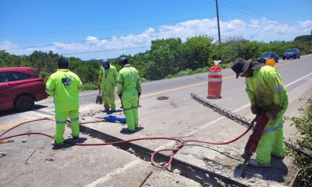 Realiza SICT Veracruz conservación periódica en ocho puentes de la red federal libre de peaje