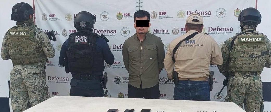 SSP detiene en Zaragoza a objetivo prioritario en la zona sur de Veracruz