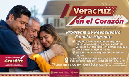 Promueve SEGOB reunificación familiar mediante Veracruz en el Corazón