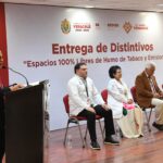Entrega Salud distintivos a espacios 100% libres de humo