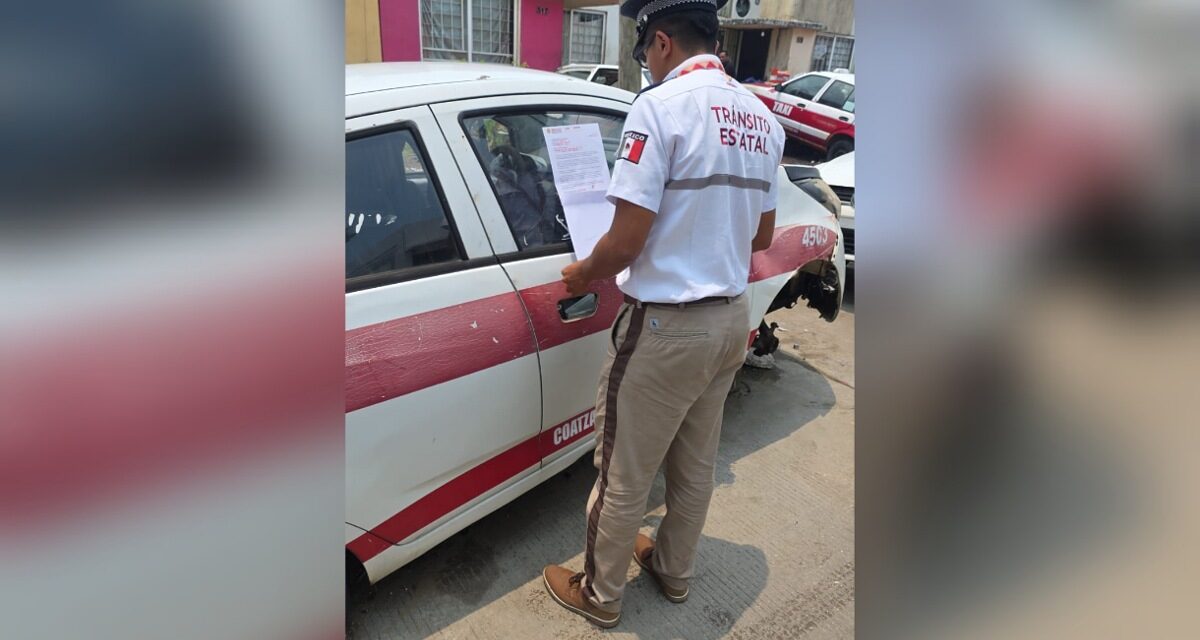 Avanza operativo “Vehículos Maceta” en Coatzacoalcos; retiran 65 unidades en abril