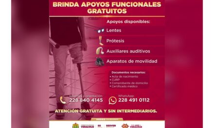 Entrega Secretaría de Salud apoyos funcionales de manera gratuita