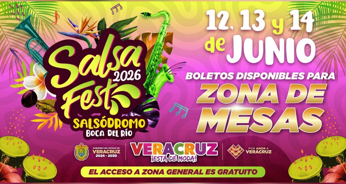 Salsa Fest 2026: Boletos ya disponibles para la zona de mesas, en línea y en taquilla