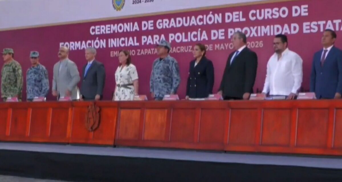 Apuesta Veracruz por la capacitación y formación de policías, ratifica Rocío Nahle respaldo a los uniformados