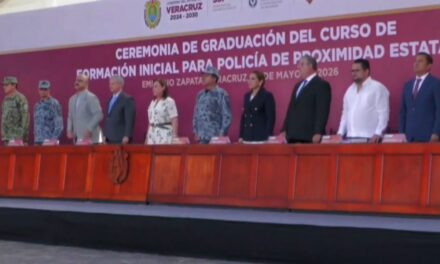 Apuesta Veracruz por la capacitación y formación de policías, ratifica Rocío Nahle respaldo a los uniformados