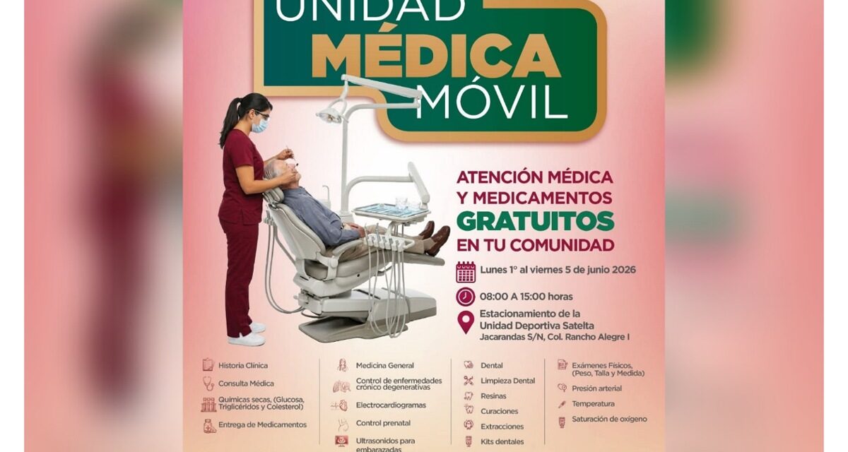 Anuncian jornadas de atención médica gratuita en la Unidad Deportiva Satelta de Coatzacoalcos