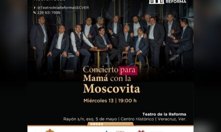 Invitan SECVER y UV al Concierto para mamá con la Moscovita