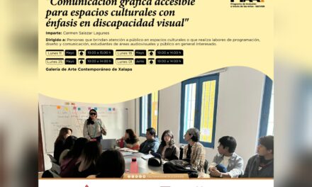 Promueve SECVER taller de comunicación gráfica enfocada a espacios culturales e inclusión social