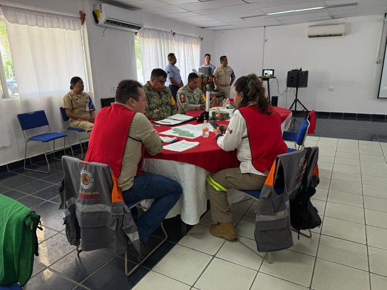 Refuerza PC en Texistepec cultura de prevención ante riesgos de inundación