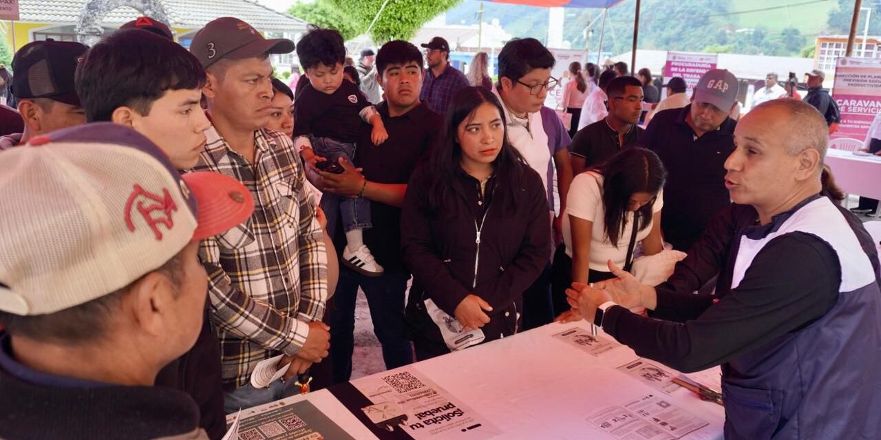 Acerca Secretaría del Trabajo más de 580 vacantes a pobladores de Alpatláhuac