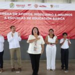 Con entrega a 266 planteles, SEV garantiza equipamiento escolar al 100% en Álamo
