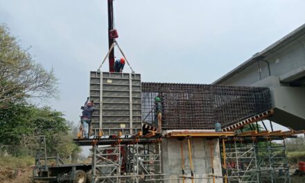 Avanza construcción del Distribuidor Vial de Acceso al Puerto de Veracruz