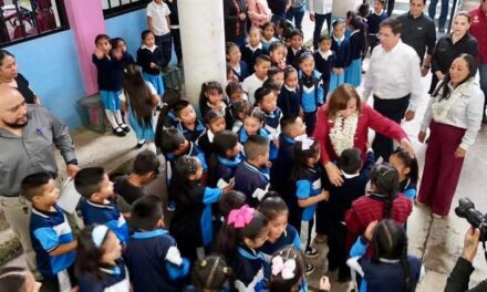 Desde Magdalena, Rocío Nahle refrenda compromiso con la niñez veracruzana