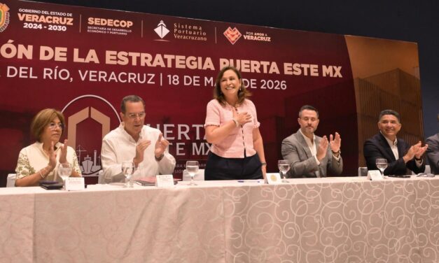 Presenta Veracruz estrategia Puerta Este MX; tiene condiciones para la inversión y el desarrollo: Rocío Nahle