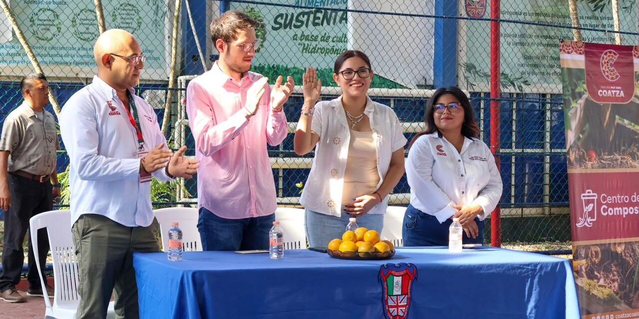 Impulsa Coatzacoalcos cultura ambiental con inauguración del primer Compostero Escolar