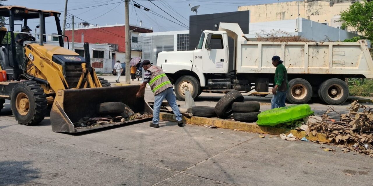 Retira Jornada de Descacharrización 32 toneladas de residuos en la colonia Esfuerzos de los Hermanos del Trabajo