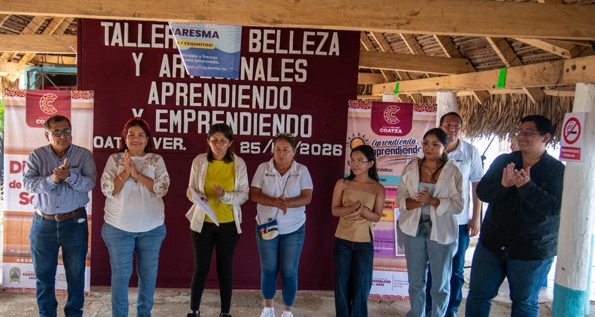 Concluyen 76 mujeres el taller artesanal “Aprendiendo y Emprendiendo” en Coatzacoalcos