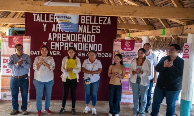 Concluyen 76 mujeres el taller artesanal “Aprendiendo y Emprendiendo” en Coatzacoalcos