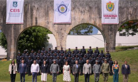 La paz se construye con policías preparados y comprometidos: Rocío Nahle