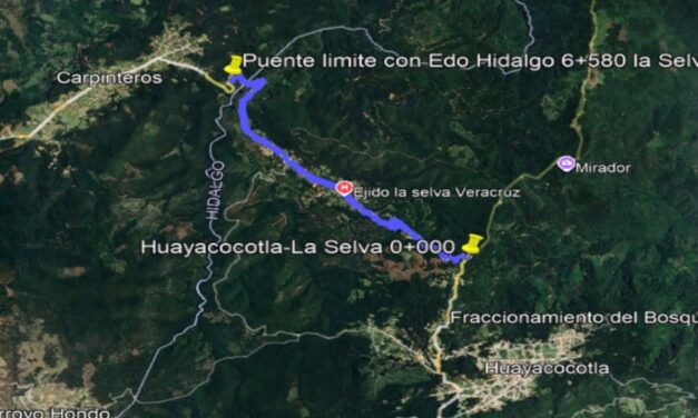 Destina SICT 104 mdp a rehabilitación de caminos en la sierra norte de Veracruz