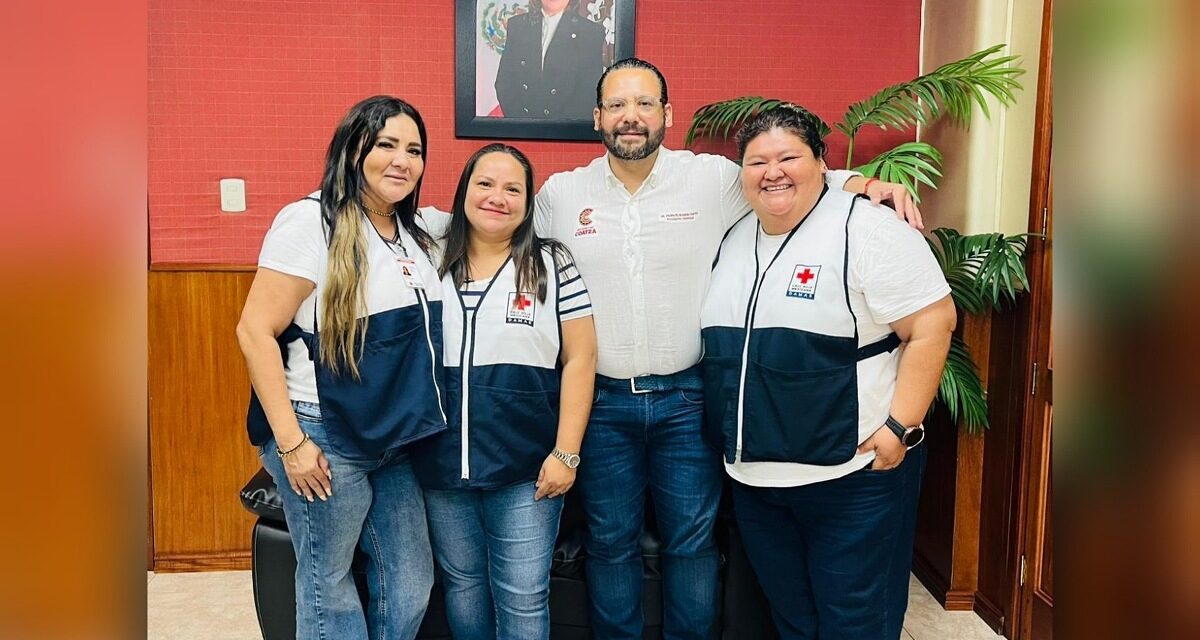 Alcalde Pedro Miguel Rosaldo reafirma respaldo y vinculación con las Damas Voluntarias de la Cruz Roja