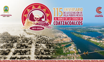 Anuncia el Ayuntamiento de Coatzacoalcos programa de actividades por el 115 Aniversario de la ciudad