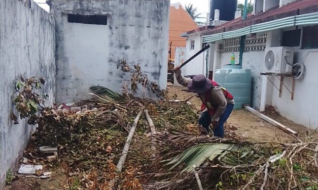 Despliega Ayuntamiento de Coatzacoalcos brigadas de limpieza y mantenimiento urbano al inicio de junio
