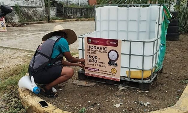 Refuerzan horarios y atención vecinal en el servicio de recolección de basura en Coatzacoalcos