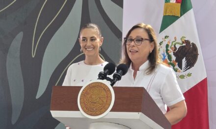Da alcalde Pedro Miguel Rosaldo la bienvenida a Claudia Sheinbaum y Rocío Nahle en Coatzacoalcos