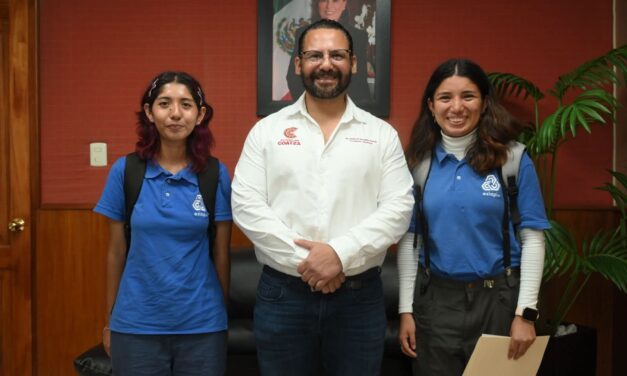 Alcalde de Coatzacoalcos respalda a estudiantes seleccionadas para estancia científica del CIMAV